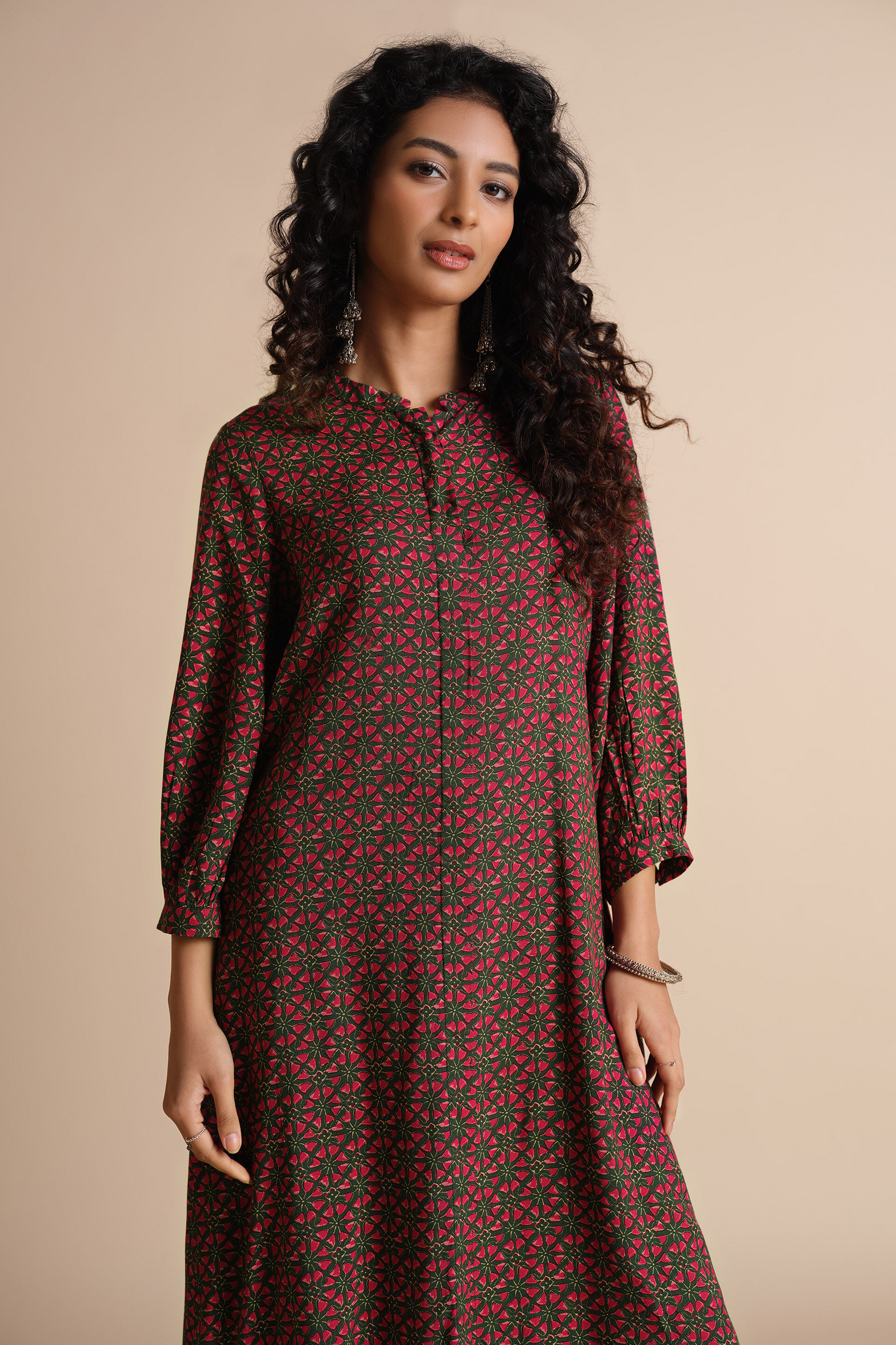 Rubaroo Kurta, Green, image 2